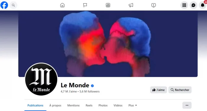 Page Facebook avec Badge Vérifié