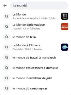 Le monde page certifiée Facebook