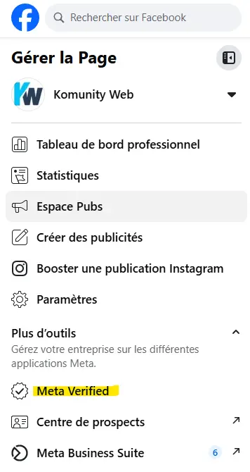 Meta verified 