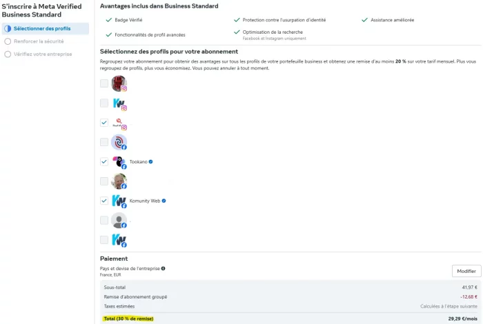 facebook à vérifier
