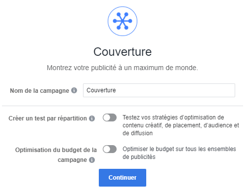 facebook objectif couverture