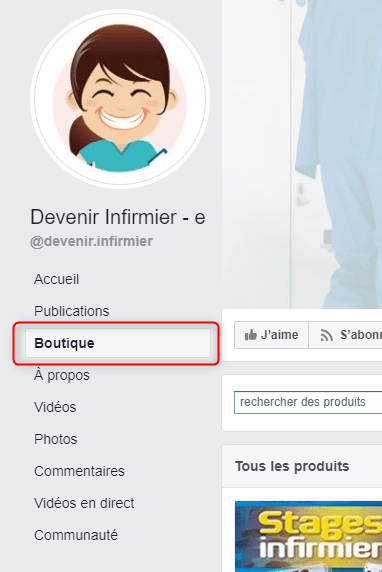 vendre sur facebook