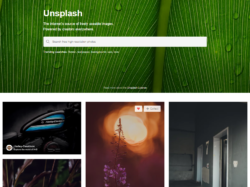 unsplash social media