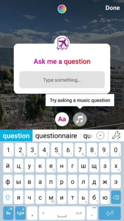 posez moi une question instagram