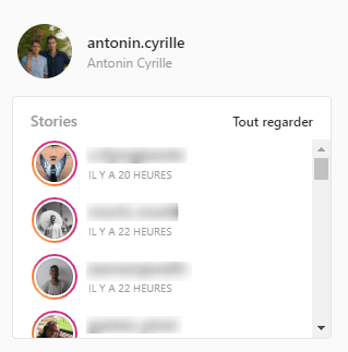 insta exemple stories