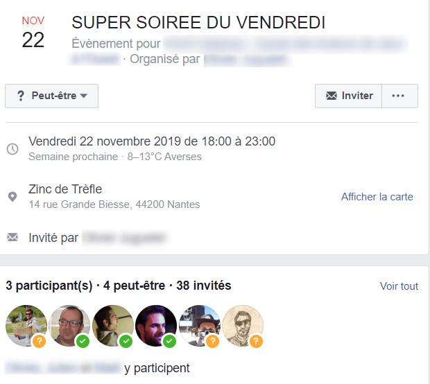 programmer evenement linkedin